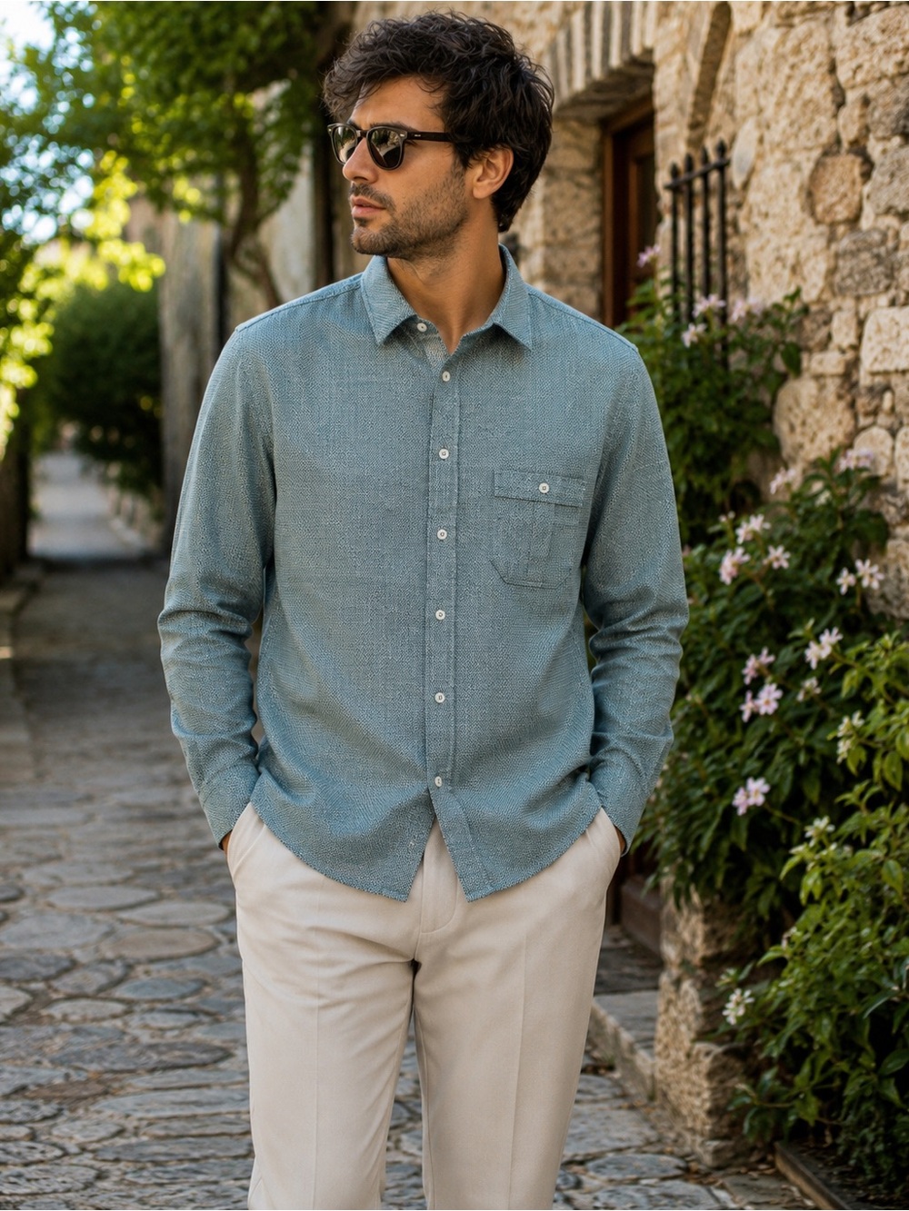 Hugo Boss slim fit medium button down shirt